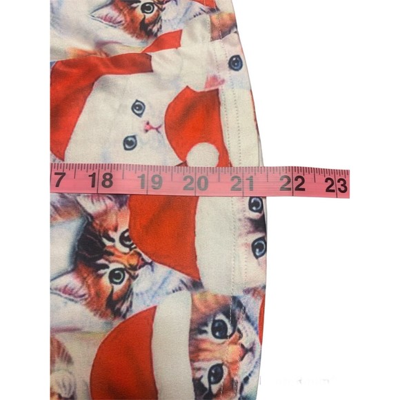 Torary Ugly Faux sweater Christmas Dress Fit And Flare Cats In Hats Sz M - Picture 4 of 13